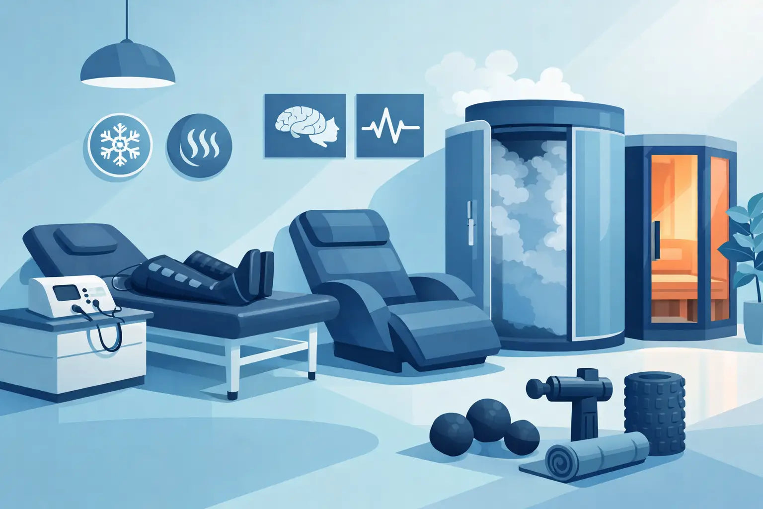 Recovery Room Equipment for Gyms That Works